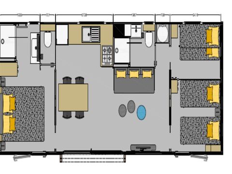 MOBILHOME 6 personnes - Otello Trio Premium