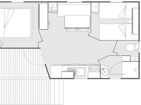 MOBILE HOME 4 people - COMFORT