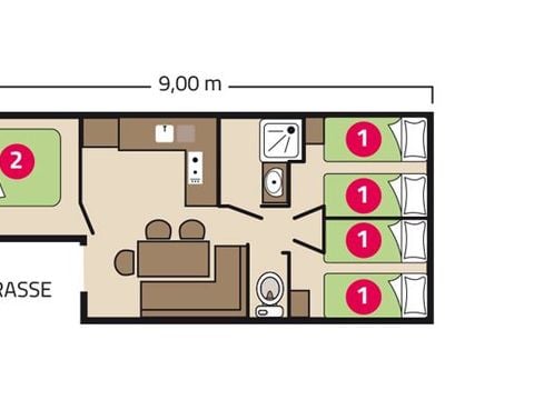 MOBILE HOME 6 people - Evasion 6 people