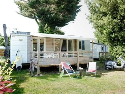 MOBILHOME 4 personnes - Cottage Premium 2 chambres + TV + Terrasse