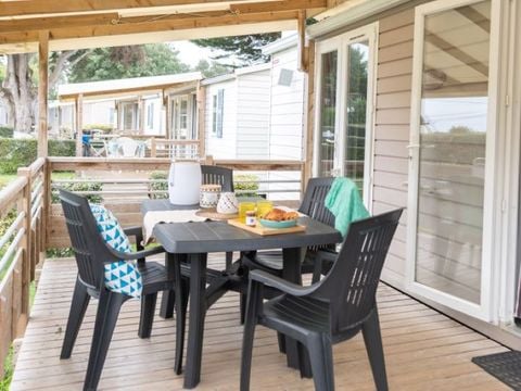 MOBILHOME 4 personnes - Cottage Premium 2 chambres + TV + Terrasse