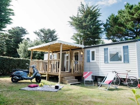 MOBILE HOME 6 people - Cottage Prestige GRAND CONFORT 40m² - 3 bedrooms + television + Terrace