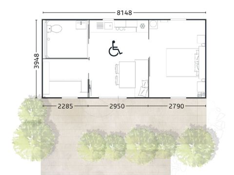 MOBILE HOME 4 people - Venezia PMR - new in 2023