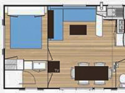 MOBILHOME 6 personnes - Mobil home Familial - 3 chambres