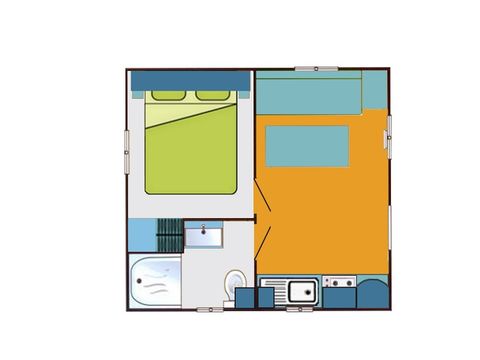 MOBILE HOME 3 people - SUPER ASTRIA 1 bedroom