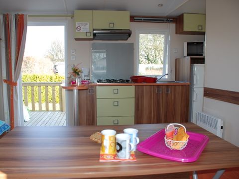 MOBILHOME 6 personnes - Paimpol CONFORT 28m² (2ch-4/6pers) + Terrasse couverte + TV Arrivée Mercredi