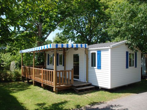 MOBILHOME 7 personnes - Carnac CONFORT 32m² (3ch-6/7pers) + Terrasse couverte + TV Arrivée Mercredi