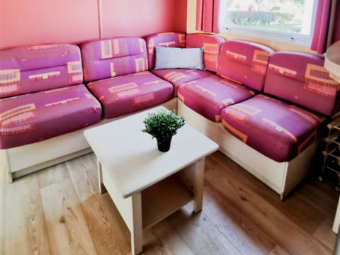 MOBILHOME 5 personnes - MH 2 chambres Eden terrasse en bois semi-couverte