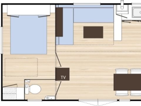 MOBILE HOME 4 people - Classic 2 bedrooms