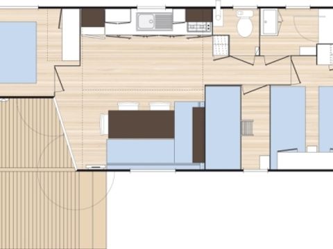 MOBILE HOME 6 people - Classic 3 bedrooms