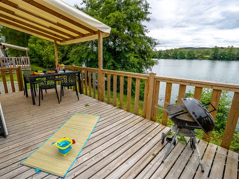 MOBILHOME 4 personnes - Confort 2 Chambres au Bord de l'Eau