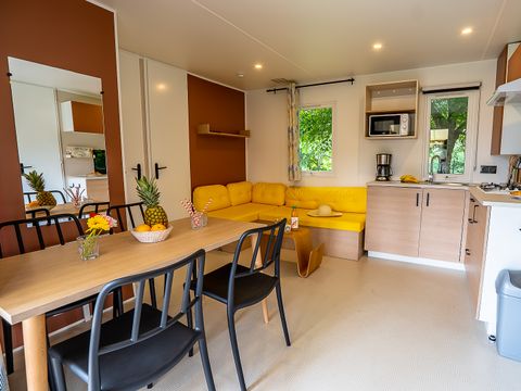 MOBILHOME 6 personnes - Confort 3 Chambres au Bord de l'Eau