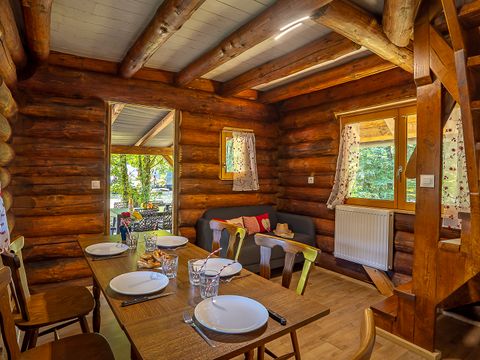 CHALET 5 personnes - Chalet en rondins Petit 5 pers