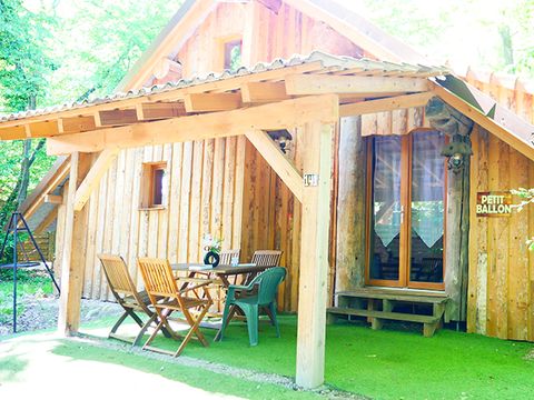 CHALET 5 personnes - Chalet en rondins Petit 5 pers