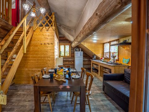 CHALET 5 personnes - Chalet en rondins Petit 5 pers