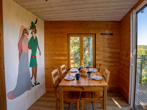 HÉBERGEMENT INSOLITE 4 personnes - Cabane Suspendue Robin des Bois 4 pers