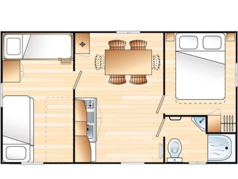 MOBILE HOME 5 people - DOMINO