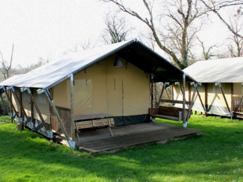 TENTE 6 personnes - Lodge safari wood 3 chambres