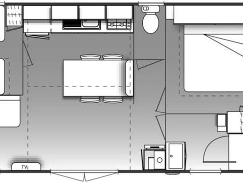 MOBILHOME 6 personnes - Mobil home PENFRET