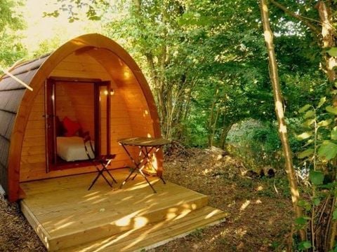 UNUSUAL ACCOMMODATION 2 people - ECO-POD hut 6m² + terrace - without sanitary facilities - 2015