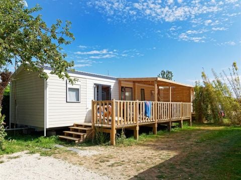 MOBILE HOME 6 people - PREMIUM 36m² - 3 bedrooms - 2 bathrooms - Covered terrace