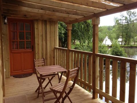 CHALET 2 people - Cabane de D'JO (Wooden bath, View of ponds & field)