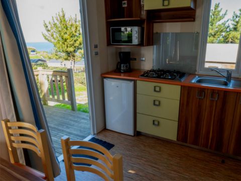 MOBILHOME 2 personnes - Premium 1 chambre - Vue mer