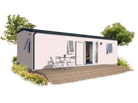 MOBILHOME 4 personnes - MOBIL HOME CONFORT + DIM       2 Chambres avec 2 salles de bain et 2 wc plaque induction lave vaisselle séchoir cheveux 