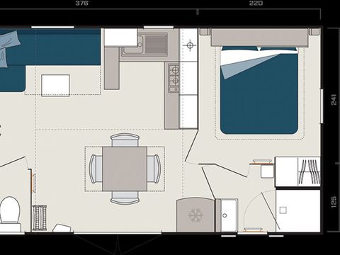 MOBILE HOME 6 people - Super Cordelia 3 bedrooms