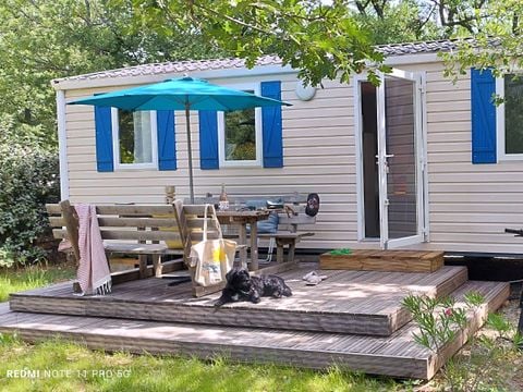 MOBILHOME 6 personnes - Mobil home Standard 29m² (3ch - 6pers.) + Terrasse + TV + clim