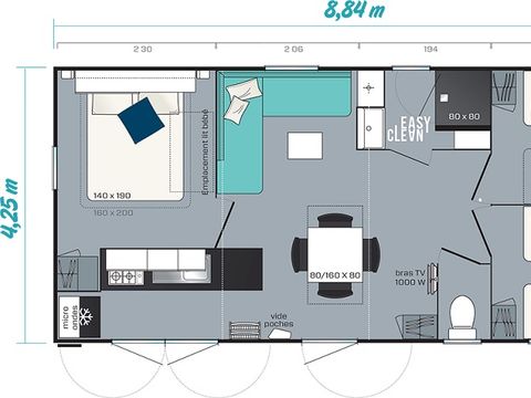 MOBILE HOME 6 people - MH3 30 sqm