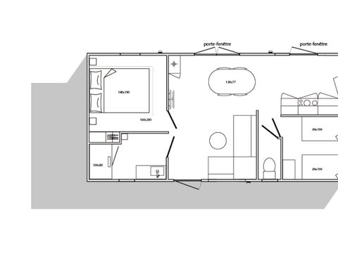 MOBILE HOME 4 people - MH2 30 sqm