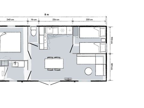 MOBILE HOME 4 people - MH2 30 sqm