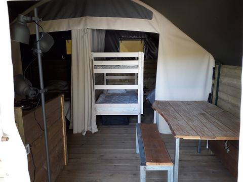 CANVAS AND WOOD TENT 4 people - ECOLODGE TOILE DE SAVEL (WITHOUT SANITARY FACILITIES)