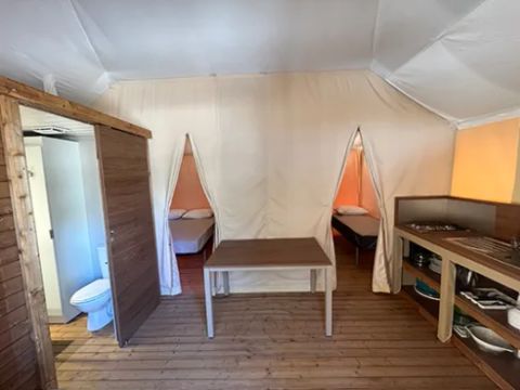 TENT 4 people - Lodge 2 rooms 4 pers.