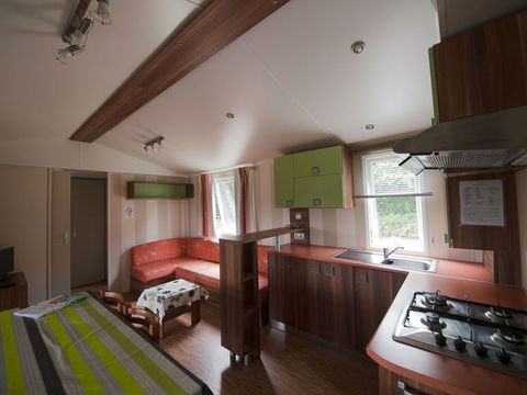 MOBILE HOME 6 people - 2 BATHROOMS COVERED TERRACE