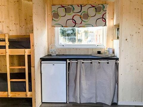 CANVAS AND WOOD TENT 5 people - Hiker's hut without sanitary facilities