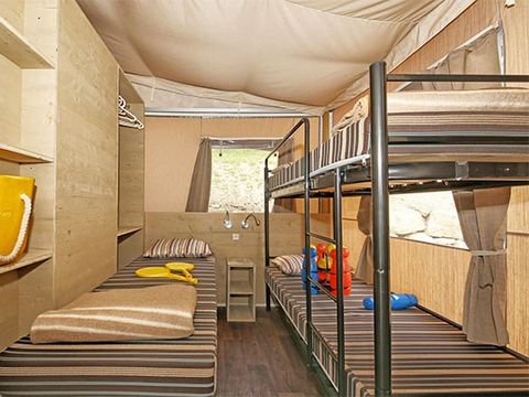 CANVAS AND WOOD TENT 5 people - Super Lodge | 2 Bedrooms | 4/5 People | 1 Bathroom