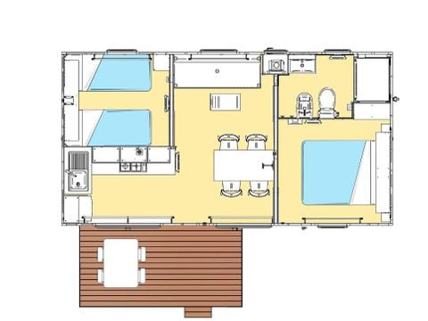 MOBILHOME 4 personnes - Palm Lodge