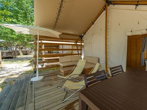 CANVAS AND WOOD TENT 6 people - Safari | 2 Bedrooms | 4/6 People | 1 Bathroom