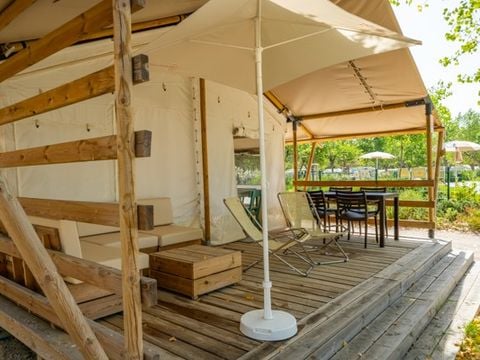 CANVAS AND WOOD TENT 6 people - Safari | 2 Bedrooms | 4/6 People | 1 Bathroom