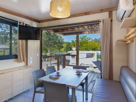 CHALET 4 people - Chalet Mistral 25m² - air-conditioned - 2 bedrooms - terrace 12m² 4/5 pers.