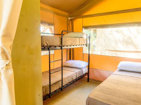 TENTE TOILE ET BOIS 5 personnes - Country Lodge