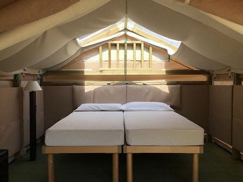 CANVAS AND WOOD TENT 2 people - Mini Lodge - without sanitary facilities