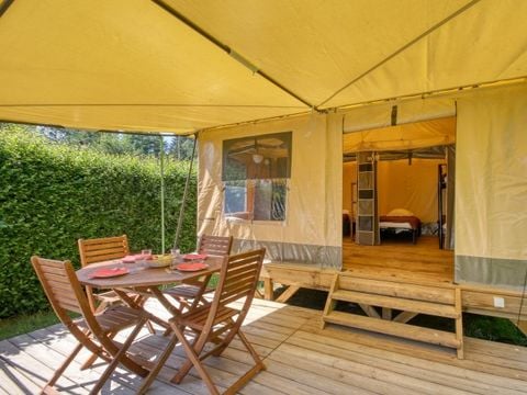 BUNGALOW TOILÉ 6 personnes - Hypitipy 23m²- 2 chambres- sans sanitaires