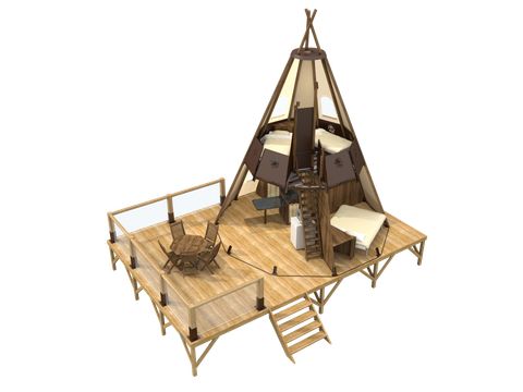 HÉBERGEMENT INSOLITE 4 personnes - Tipi Home