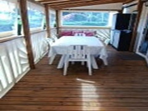 MOBILHOME 5 personnes - Mobil-home 011 (2 chambres, 1 salle d'eau) - Clim, TV, Lave-vaisselle, Lave-linge -Terrasse couverte