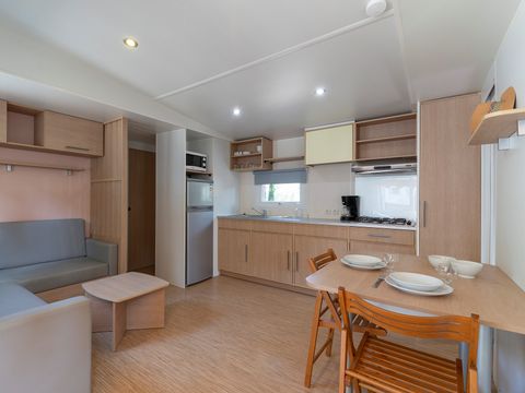 MOBILHOME 6 personnes - Mobil-home | Premium Azure | 3 Ch. | 6 Pers. | Terrasse surélevée | Clim.