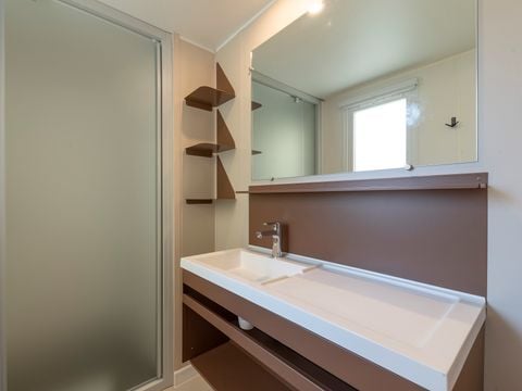 MOBILHOME 6 personnes - Mobil-home | Premium Azure | 3 Ch. | 6 Pers. | Terrasse surélevée | Clim.