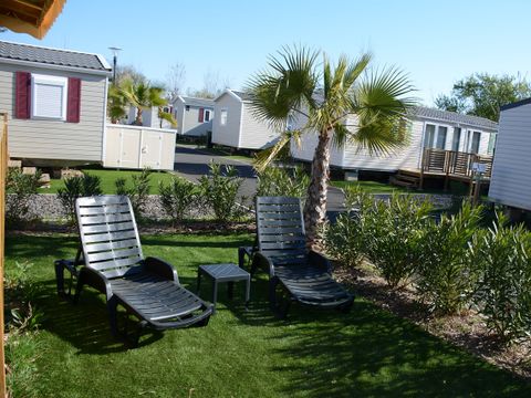 MOBILE HOME 8 people - Mobile-home 003 (3 bedrooms, 2 shower rooms) - Air conditioning, TV, Dishwasher, Washing machine - Terrace